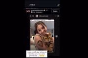Pronunciamento da tatuadora Giovanna Reis