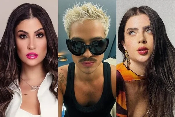 Boca Rosa, João Guilherme e Jade (Reprodução/Montagem Metrópoles)