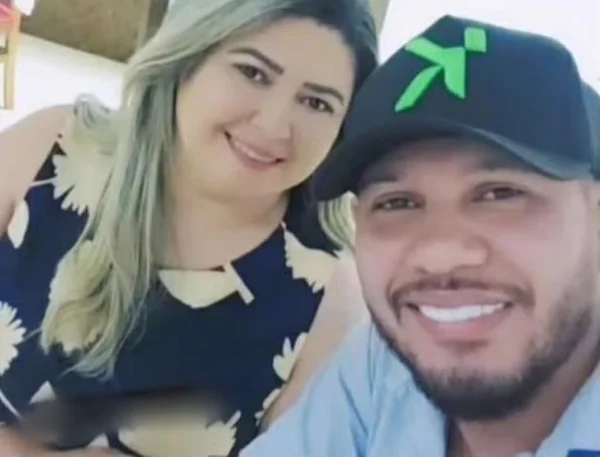 Foto colorida de Eliany Marques e o esposo Leonardo Pereira - Metrópoles