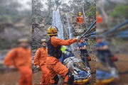 Aventureira sofreu queda de 18 metros durante rapel na Cachoeira do Tororó e precisou ser retirada com tirolesa em resgate de seis horas. Ela foi levada ao hospital consciente e estável.