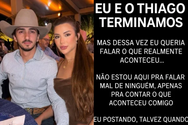Agrônomo que traiu ex de Rincon admite erro após prints vazados: “Mudei”