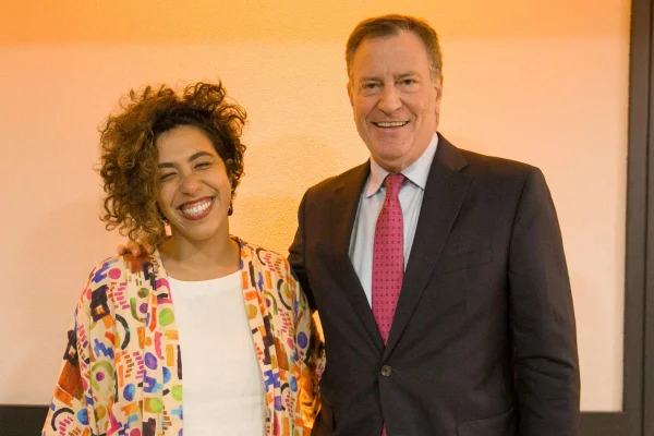 Taliria Petrone e Bill de Blasio