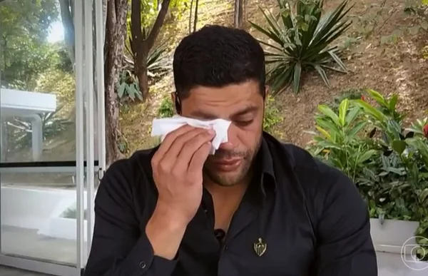 Hulk, atacante do Atlético-MG, participou do programa Conversa com Bial - Metrópoles