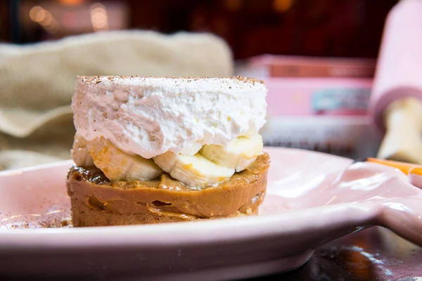 Banoffee - Torta de banana com doce de leite e chantilly