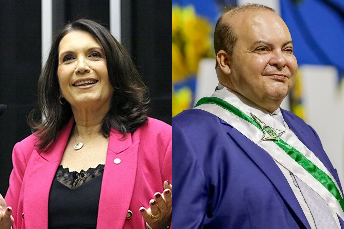 Ibaneis se manifesta sobre pré-candidatura de Bia Kicis ao Senado 1 Bia Kicis e Ibaneis Rocha