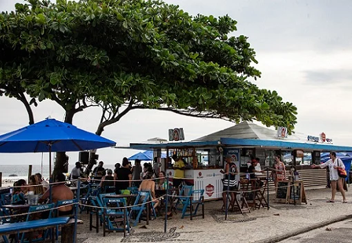 Quiosques que irão funcionar no Réveillon no Rio