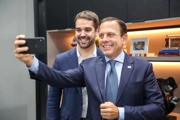 Eduardo Leite e João Doria