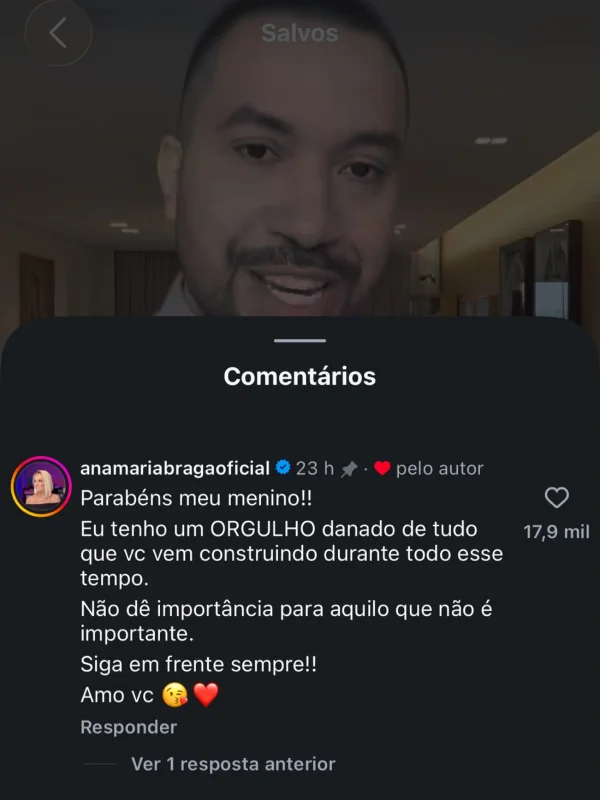Ana Maria Braga defende Gil do Vigor após críticas de jornalista - destaque galeria Ana Maria Braga defende Gil do Vigor após críticas de jornalista - destaque galeria