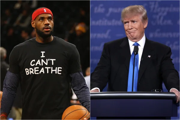 LeBron e Trump