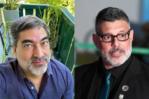 Foto colorida de Alexandre Frota e Zeca Camargo - Metrópoles