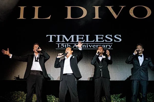 Quarteto Il Divo em show da turnê Timeless