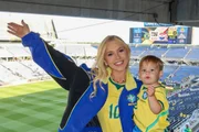 Virginia e filhos marcam presença em jogo do Brasil contra Croácia Virginia e filhos marcam presença em jogo do Brasil contra Croácia