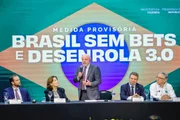 O presidente Luiz Inácio Lula da Silva (PT) em anúncio de proibição das bets O presidente Luiz Inácio Lula da Silva (PT) em anúncio de proibição das bets