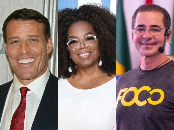 Tony Robbins, Oprah Winfrey e Paulo Vieira