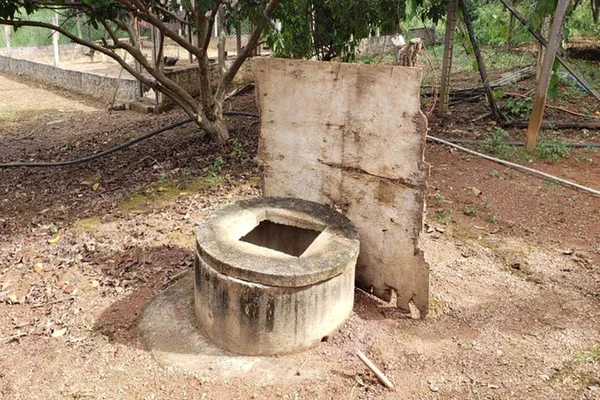 Cisterna onde idoso foi amarrado e jogado dentro