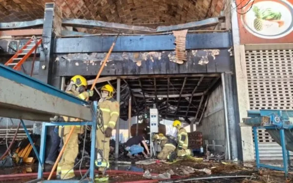 imagem colorida incendio deposito frutas ceasa goiania