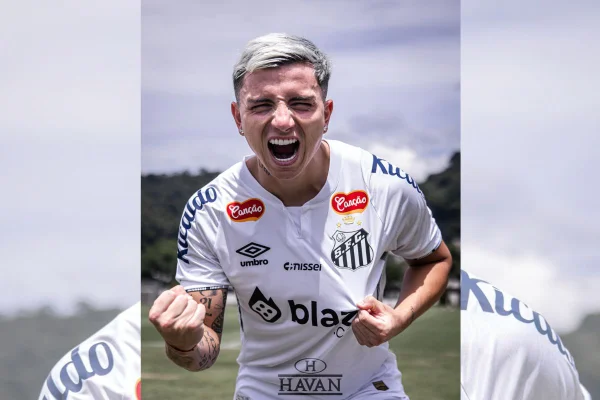 Imagem colorida de BArreal, reforço do SAntos- Metrópoles