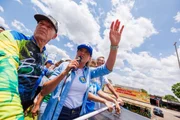 Governadora cumpriu agenda de campanha em Água Quente na manhã desta quinta-feira (22/10) 