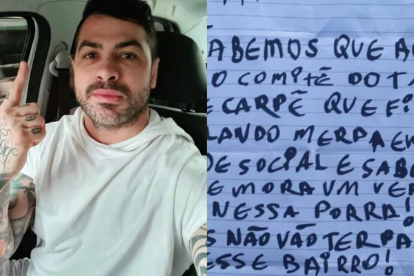 Comando Vermelho deixa papel com ameaça para vereador de Manaus