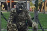 Macaco Tião tem escultura BioParque