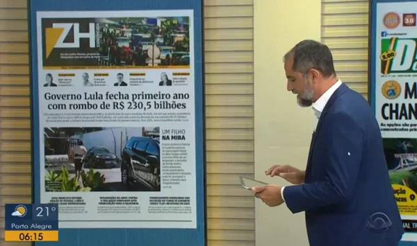 Saiba se âncora da Globo leu notícia sobre rombo no governo Lula