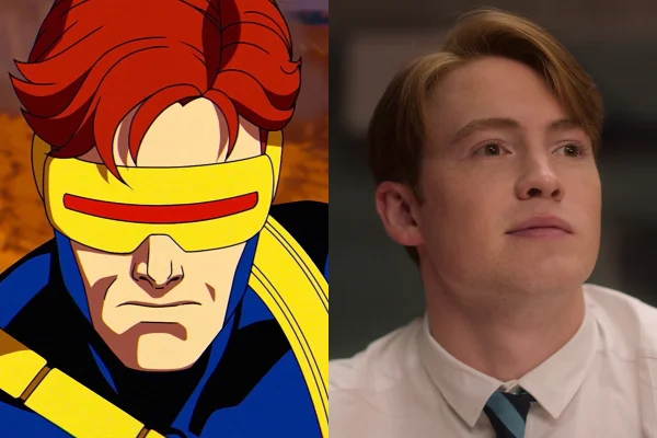 Montagem de imagens mostra Scott Summers (à esquerda) e Kit Connor (à direita) - Metrópoles