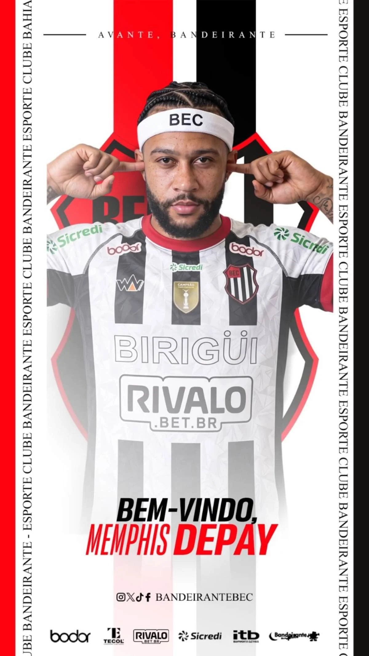 Time da terceira divisão de São Paulo “anuncia” Memphis Depay - imagem 2 Time da terceira divisão de São Paulo “anuncia” Memphis Depay - imagem 2