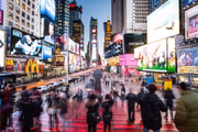 A Times Square é um dos pontos turísticos de Nova York 