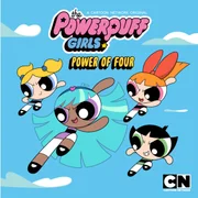 A imagem tuitada da conta oficial do Cartoon Network mostrando Lindinha, Bliss, Rosinha e Docinho.
