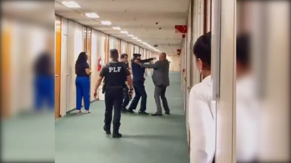 Homem grita, xinga deputados e servidores, e acaba detido na Câmara