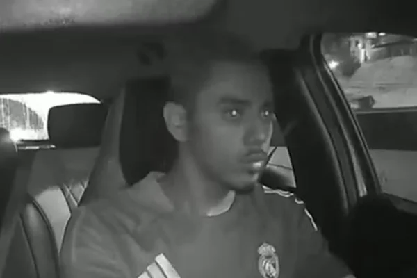 Imagem colorida de assaltante de carro de aplicativo - Metrópoles