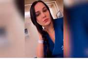 Anne após ter feito uma cirurgia e postar a foto nas redes