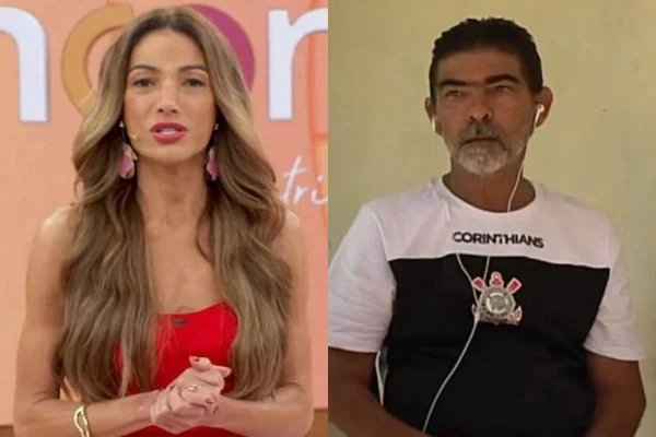 Montagem colorida de Caso Vitória no Encontro com Patrícia Poeta - Metrópoles