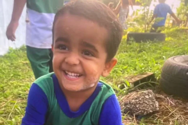 Imagem colorida, criança que morreu atropelada em Pernambuco- Metrópoles