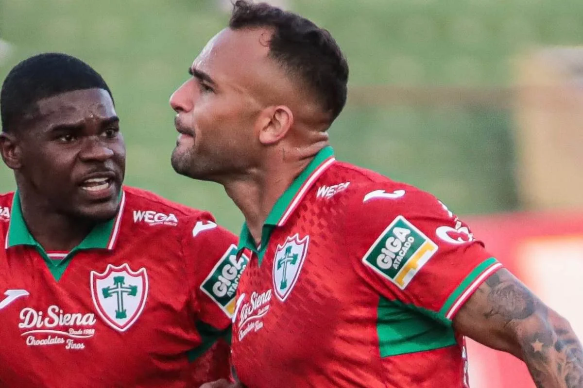 Jogadores da Portuguesa-SP na disputa da Série D ZeroUm Jogadores da Portuguesa-SP na disputa da Série D ZeroUm