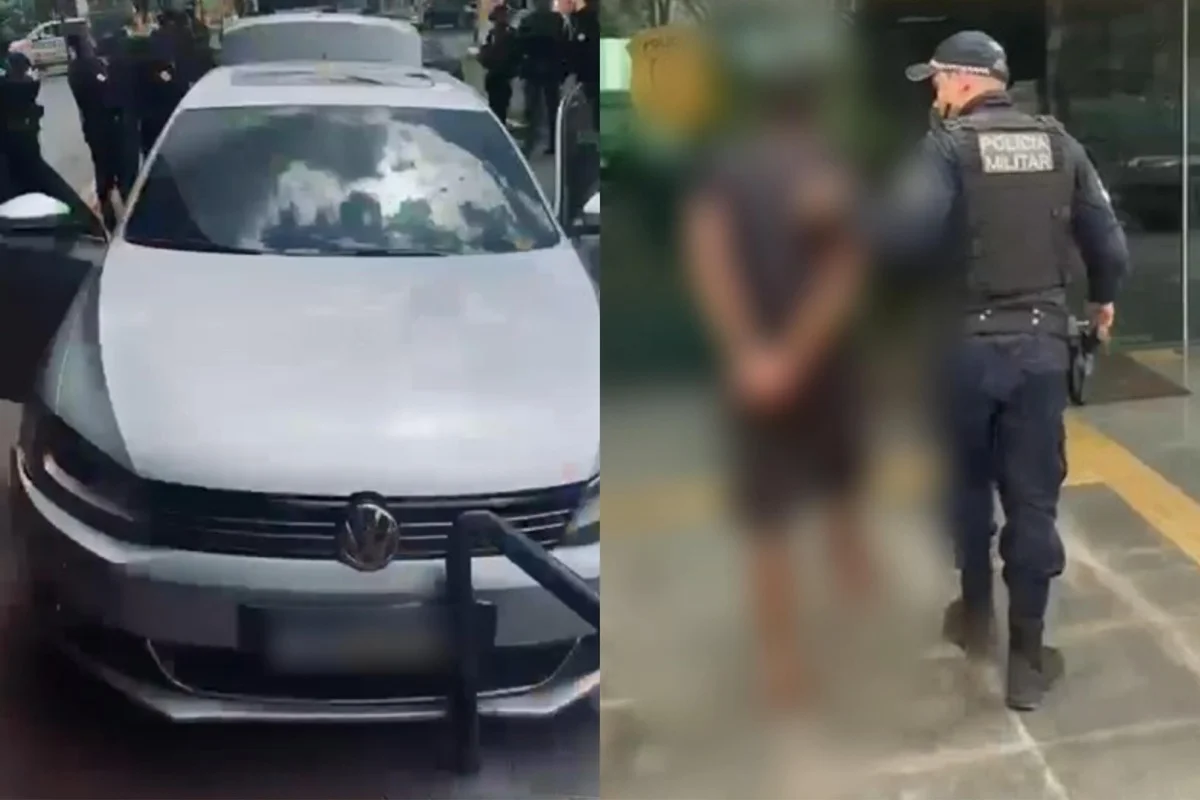 Homem furta carro, bate em outro veículo e acaba preso em Ceilândia