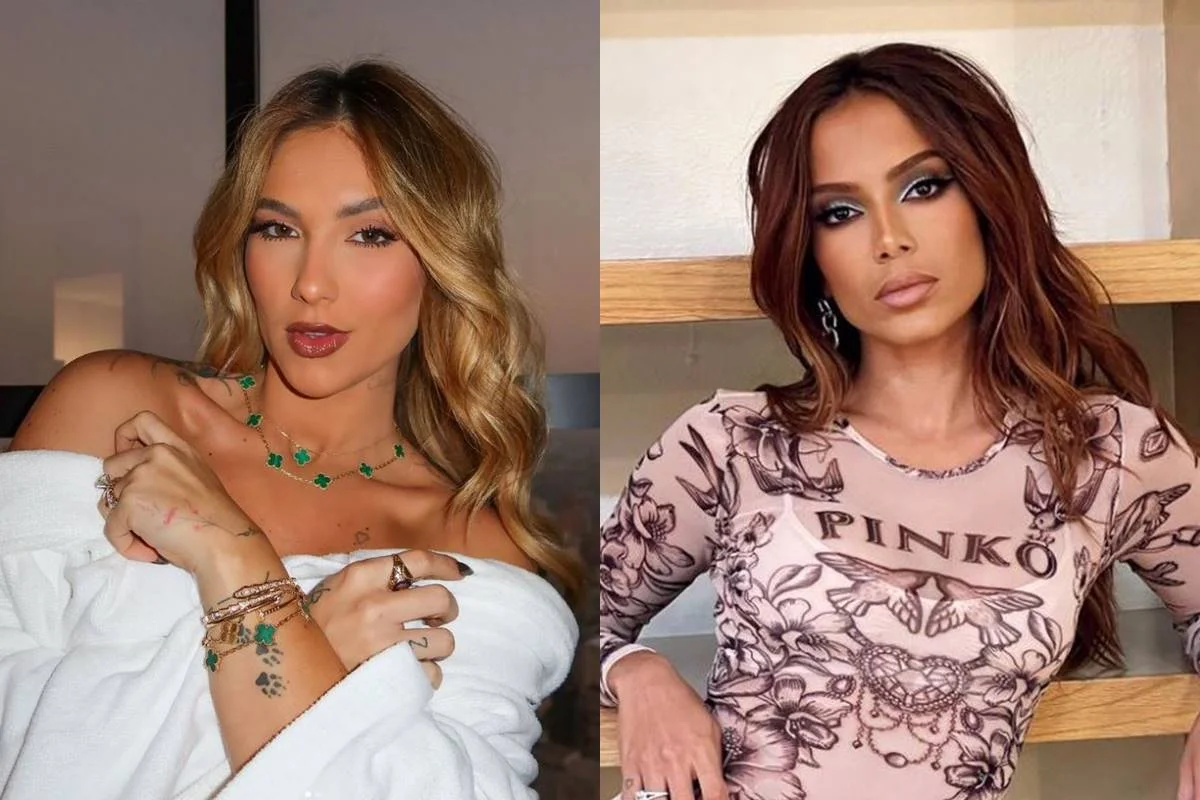 foto colorida de Virginia Fonseca e Anitta - metrópoles