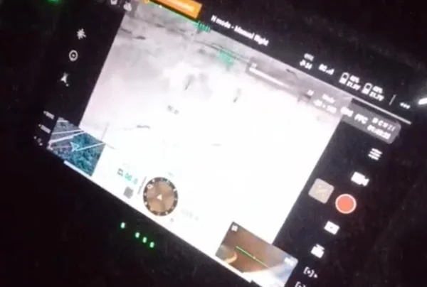 Vídeo Bombeiros resgate drone