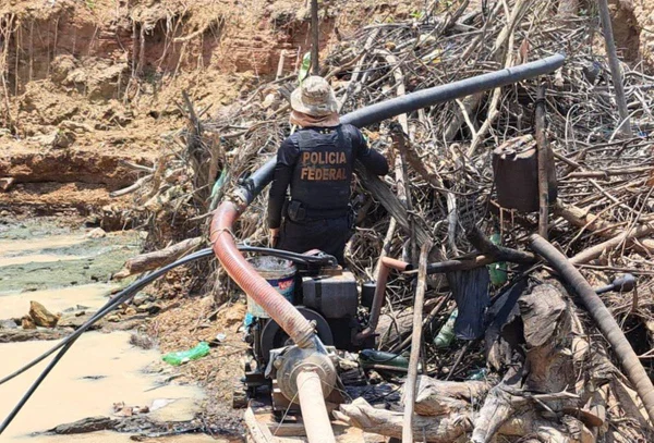 Operação da PF em garimpo ilegal na região da Volta Grande do Xingu