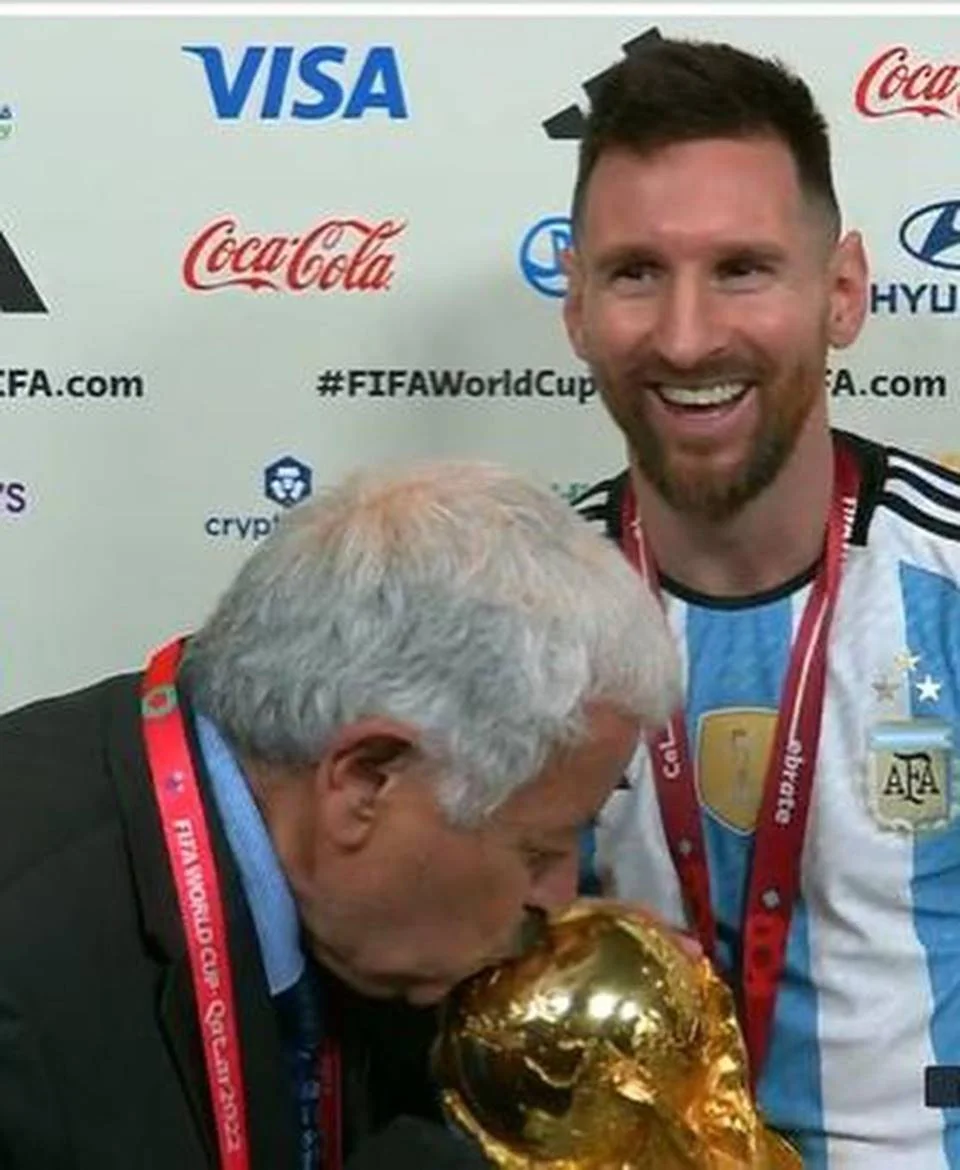 Ele aproveitou o título da Argentina para homenagear a filha Ele aproveitou o título da Argentina para homenagear a filha