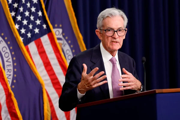 Imagem de Jerome Powell, presidente do Federal Reserve, o Banco Central dos EUA - Metrópoles