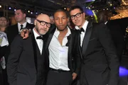 Os italianos com Pharrel Williams