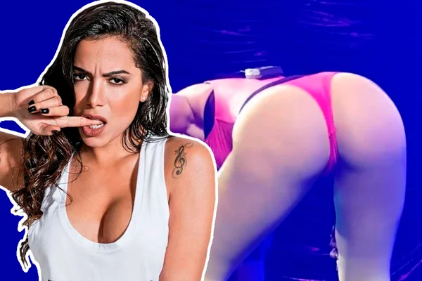 Anitta faz show com modelito sensual e revela qual calcinha usará no Réveillon