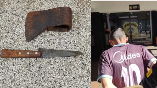 Filho usou faca enferrujada e machado para matar pai e madrasta em MS