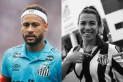 Neymar e Naty Potira Neymar e Naty Potira