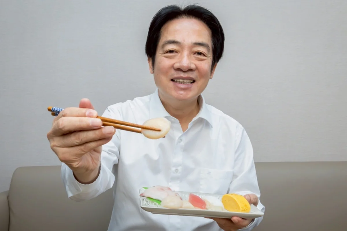 Imagem colorida de Lai Ching-te