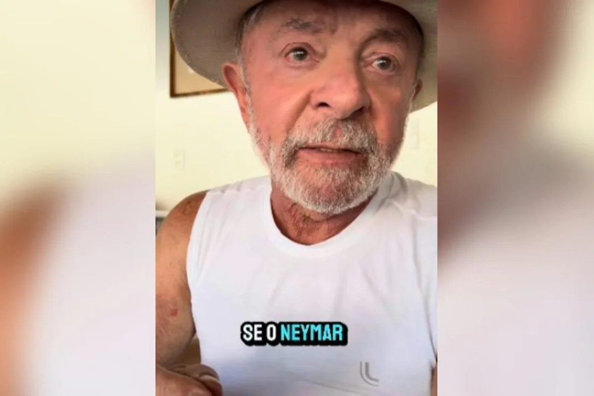 Lula diz torcer para Neymar jogar e "fazer a diferença" em jogo contra a Noruega