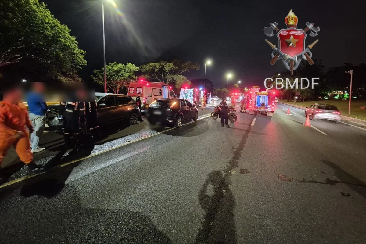 Um homem em situação de rua morreu atropelado no Eixão Sul Um homem em situação de rua morreu atropelado no Eixão Sul