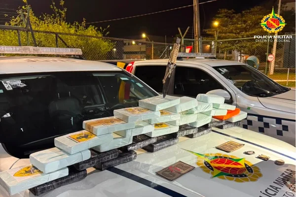 PMDF prende mulher que transportava R$ 1,7 milhão em drogas