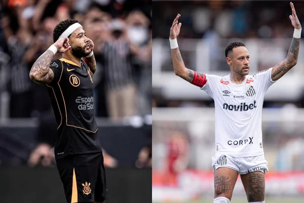 Corinthians x Santos: Depay e Neymar medem forças no clássico alvinegro